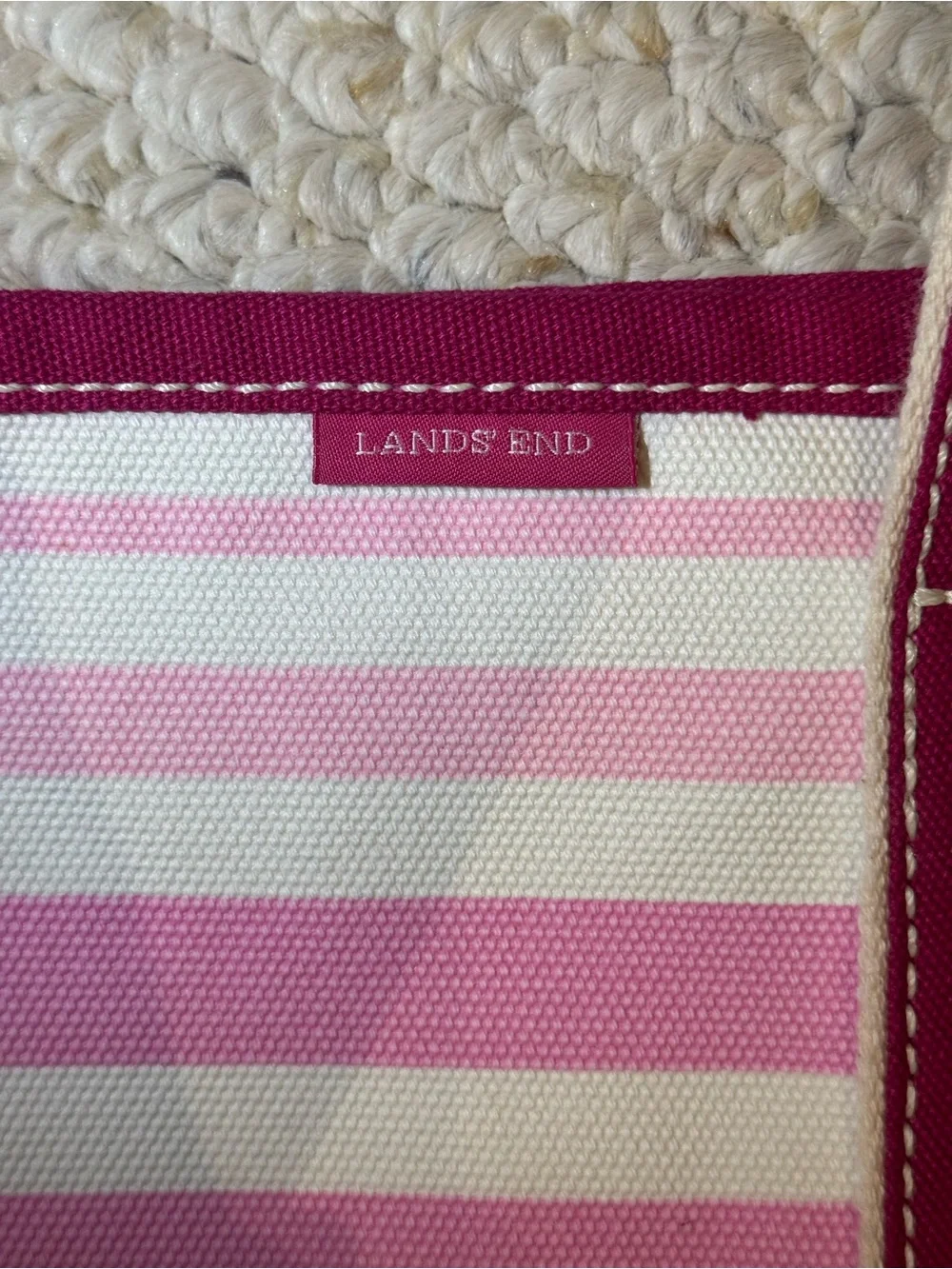 Land’s End Large Breast Cancer Awareness Tote